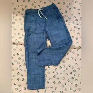 Bonpoint Blue Casual Pants. 100% Cotton